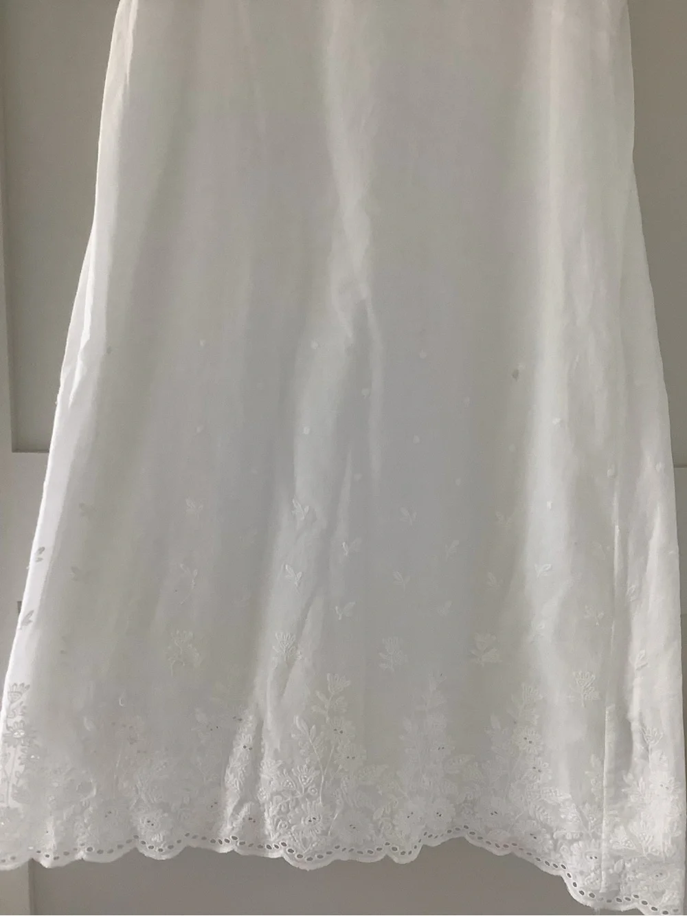 Ralph Lauren Girls’ Eyelet Cotton Voile Dress, Size 12, Excellent Condition